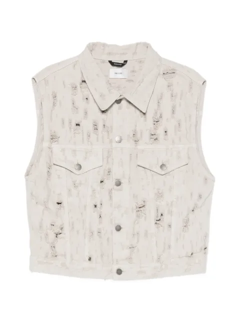 Haikure Ryder Bull Destroy denim gilet
