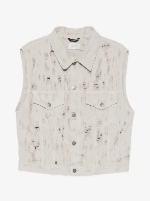 Haikure Ryder Bull Destroy denim gilet