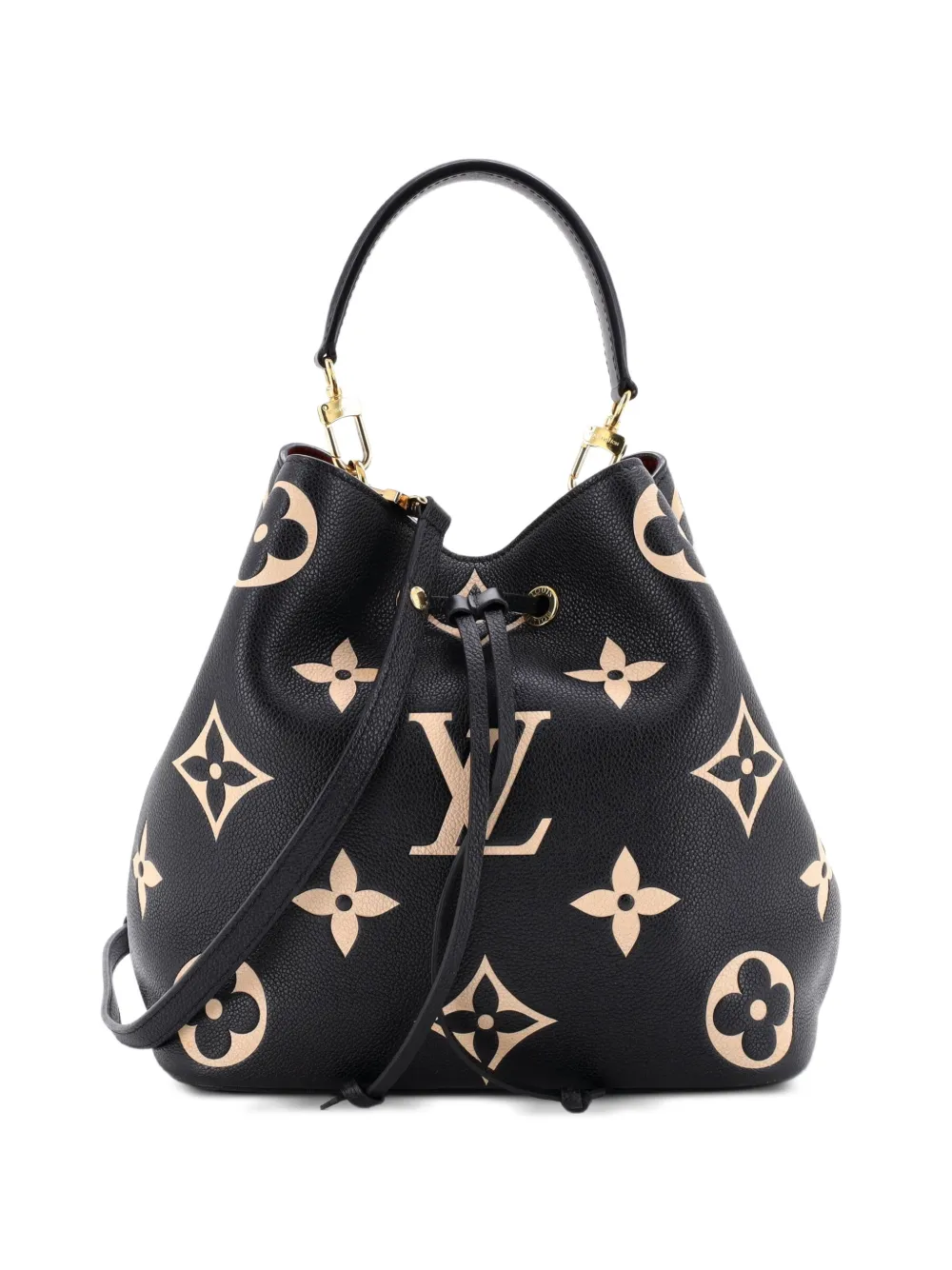 Louis Vuitton Pre-Owned NeoNoe Handbag Bicolor Monogram Empreinte Giant MM bucket bag - Nero