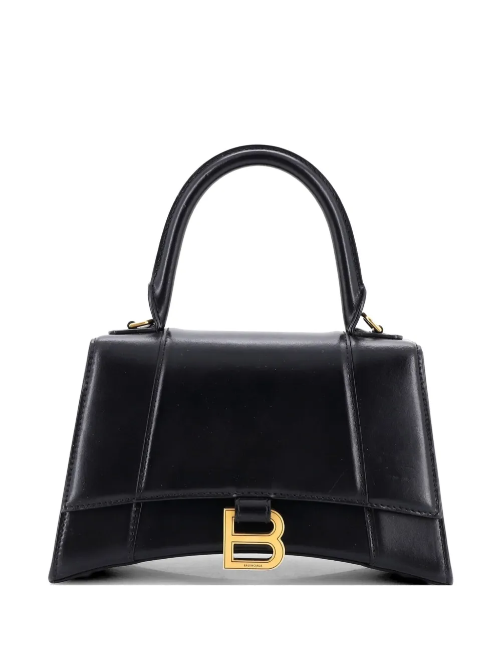 Balenciaga Pre-Owned Hourglass Top Handle Bag Leather Small satchel - Nero