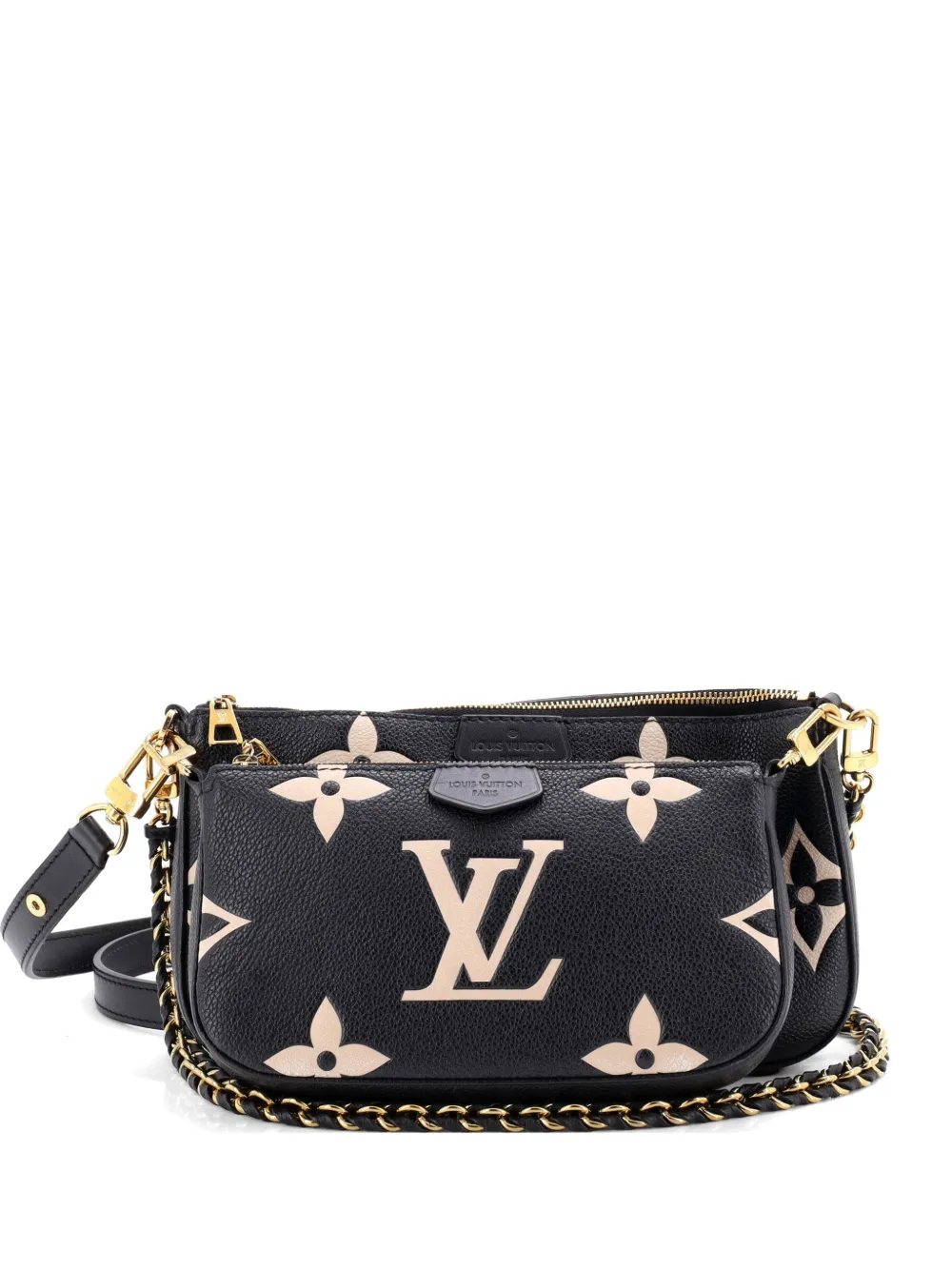 Louis Vuitton Pre-Owned Multi Pochette Accessoires Bicolor Monogram Empreinte Giant crossbody bag - Nero