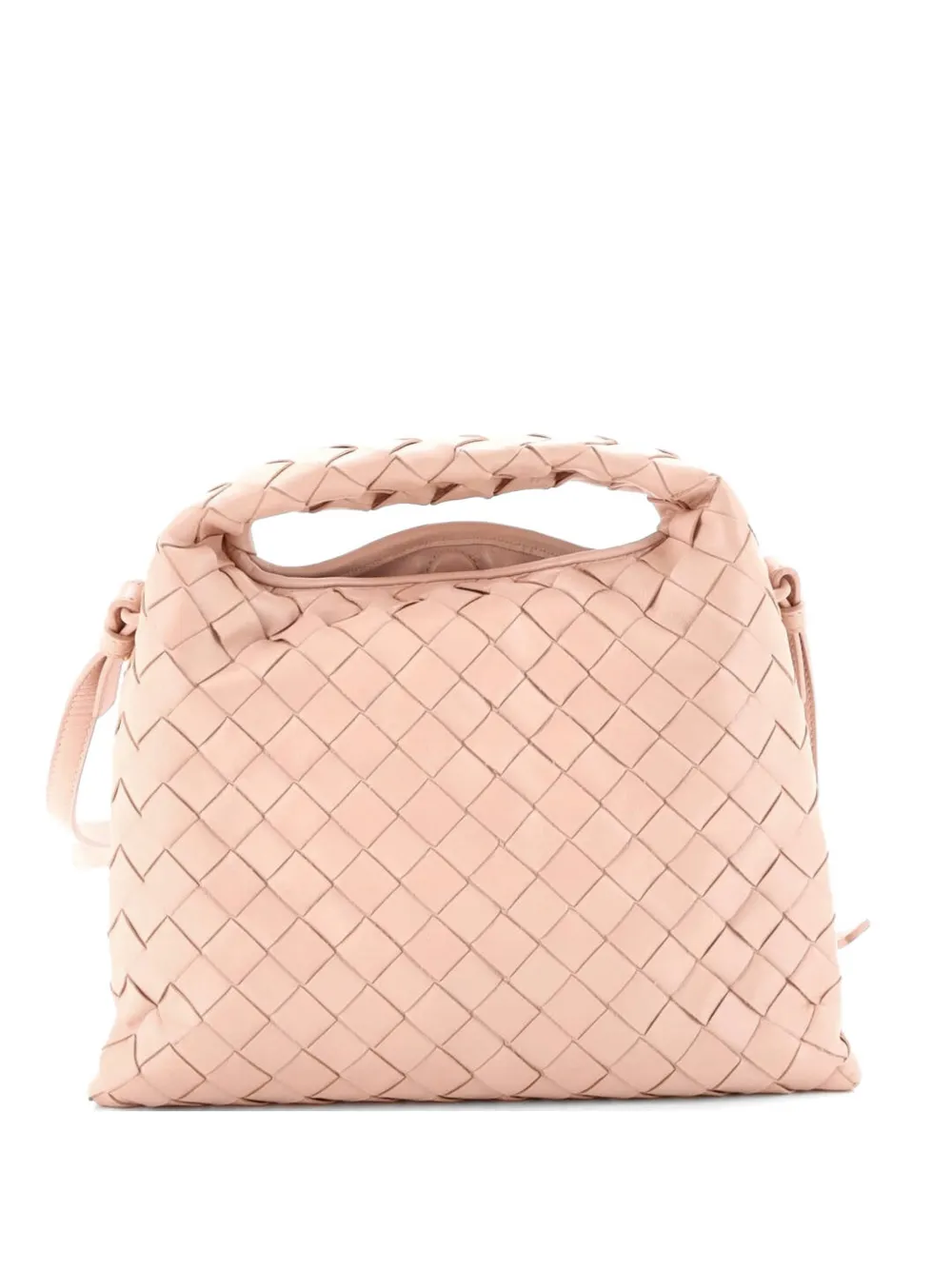 Bottega Veneta Pre-Owned Hop Top Handle Bag Intrecciato Nappa Mini satchel - Rosa