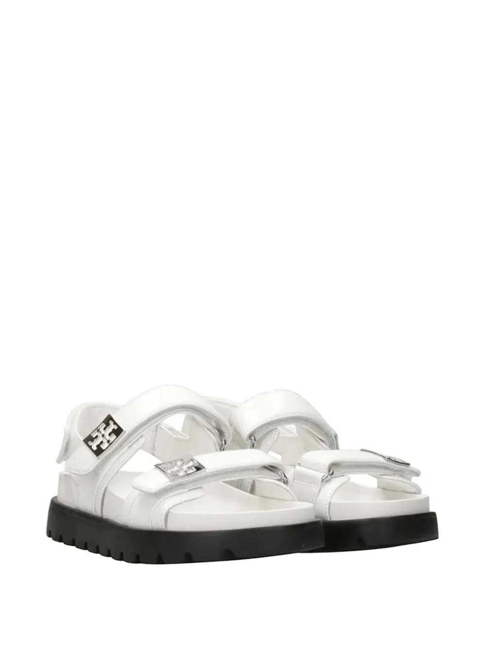 Tory Burch Sandalen met logodetail Wit
