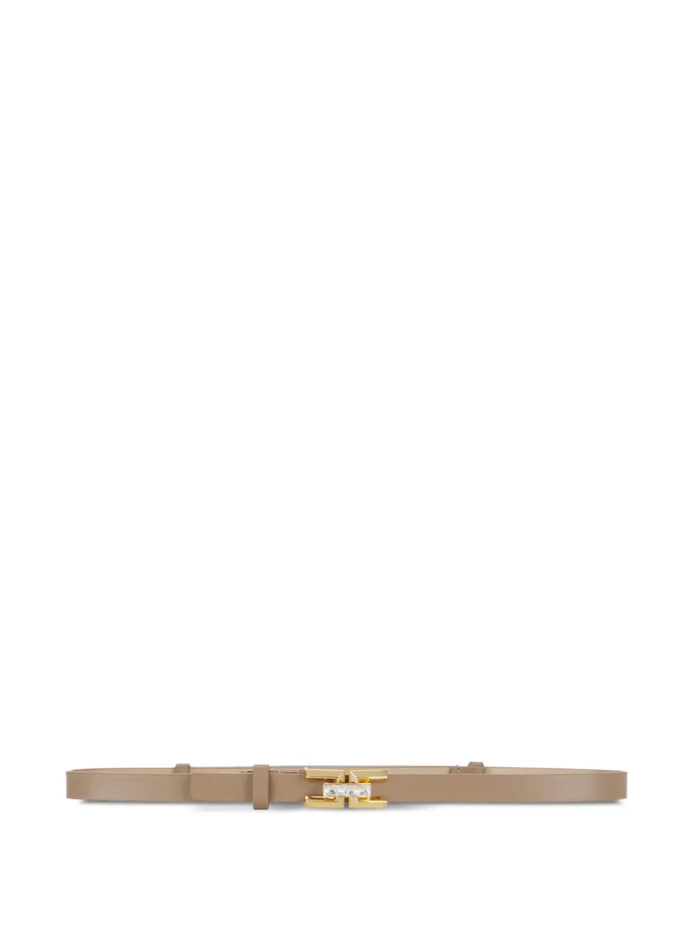 Elisabetta Franchi logo-buckle belt - Toni neutri