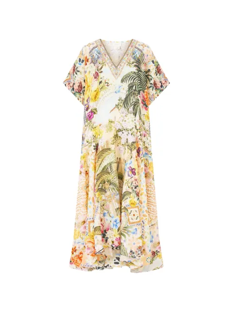 Camilla V-neck kaftan