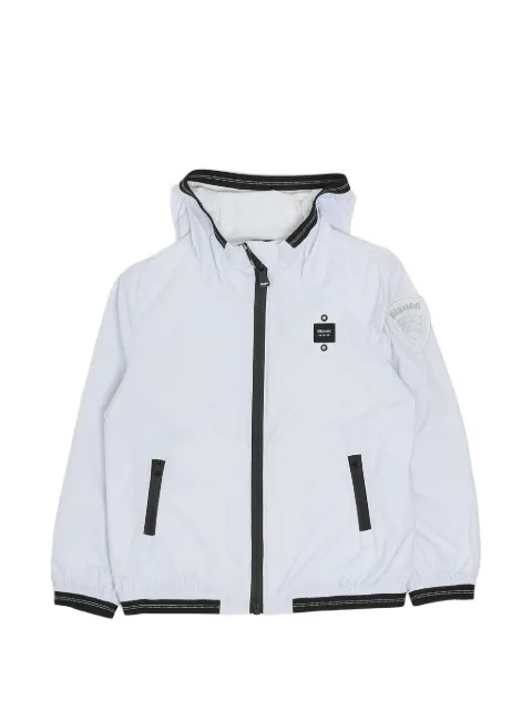 Blauer hooded zip-up jacket