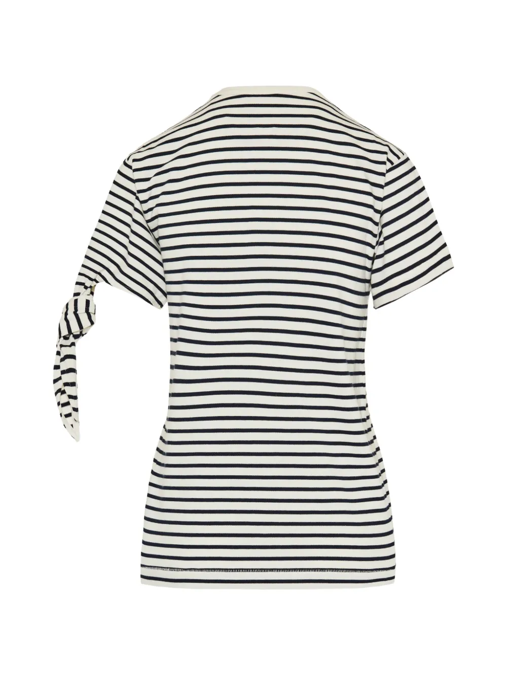  Jw Anderson Striped Tie-sleeve T-shirt - White 