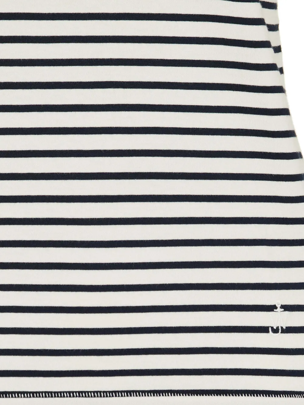  Jw Anderson Striped Tie-sleeve T-shirt - White 