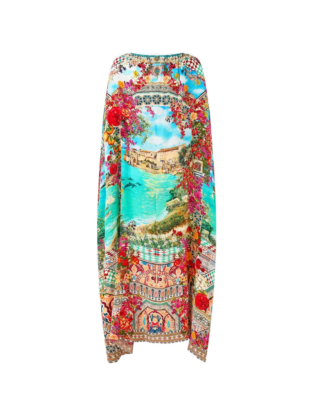  Camilla Off-shoulder Kaftan - Blue 
