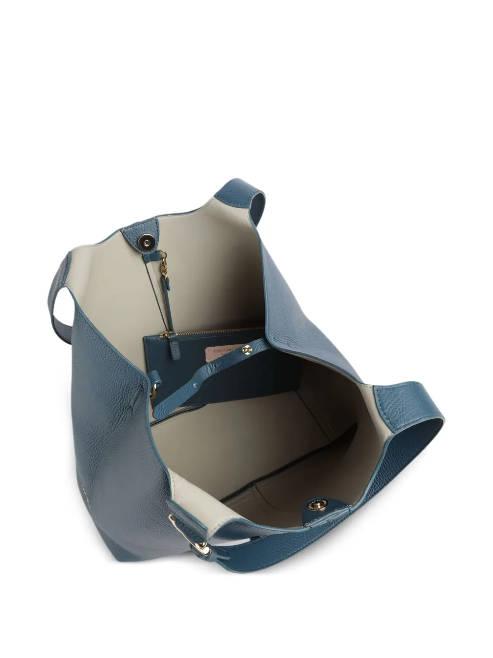 Coccinelle C-Easy shopper van bewerkt leer Blauw