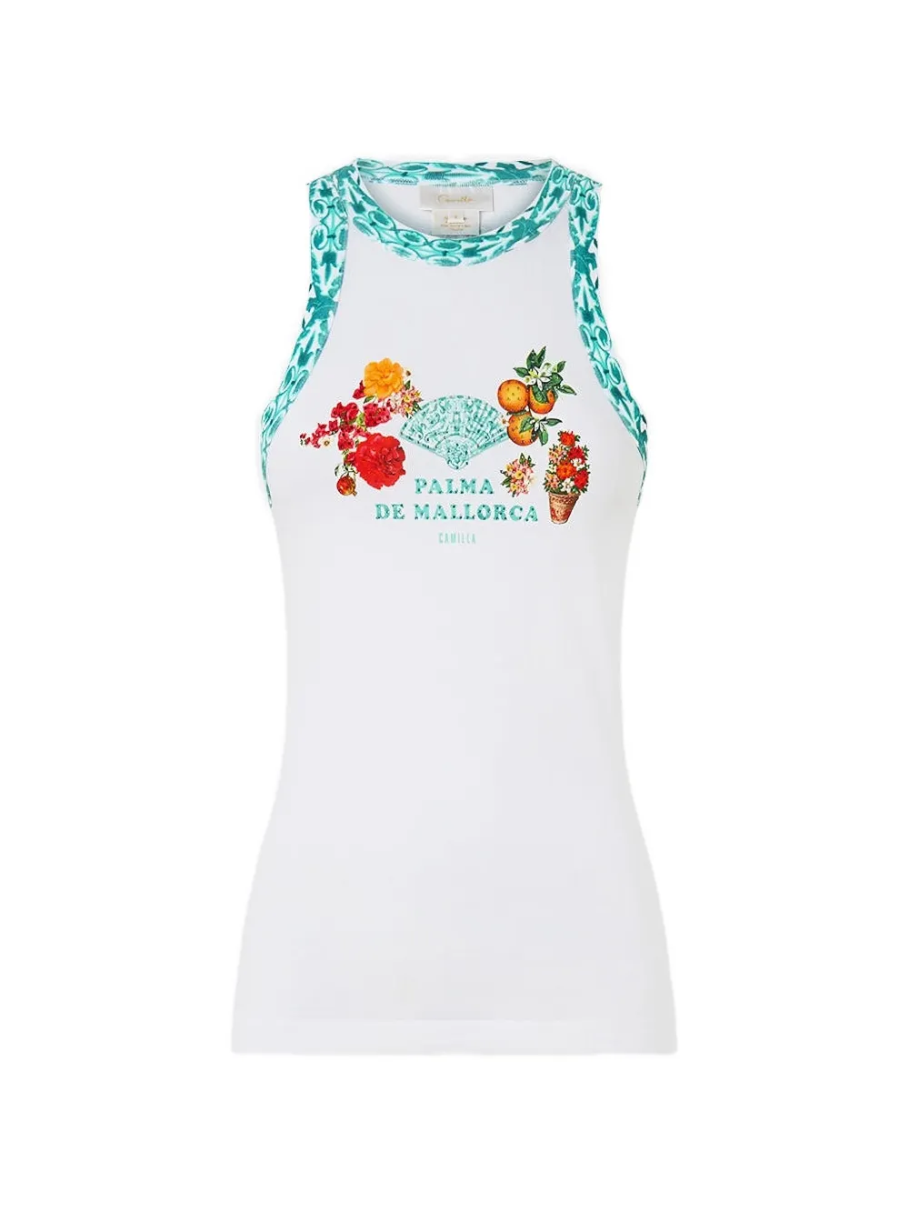 Camilla Balearic Bebé tank top - Bianco