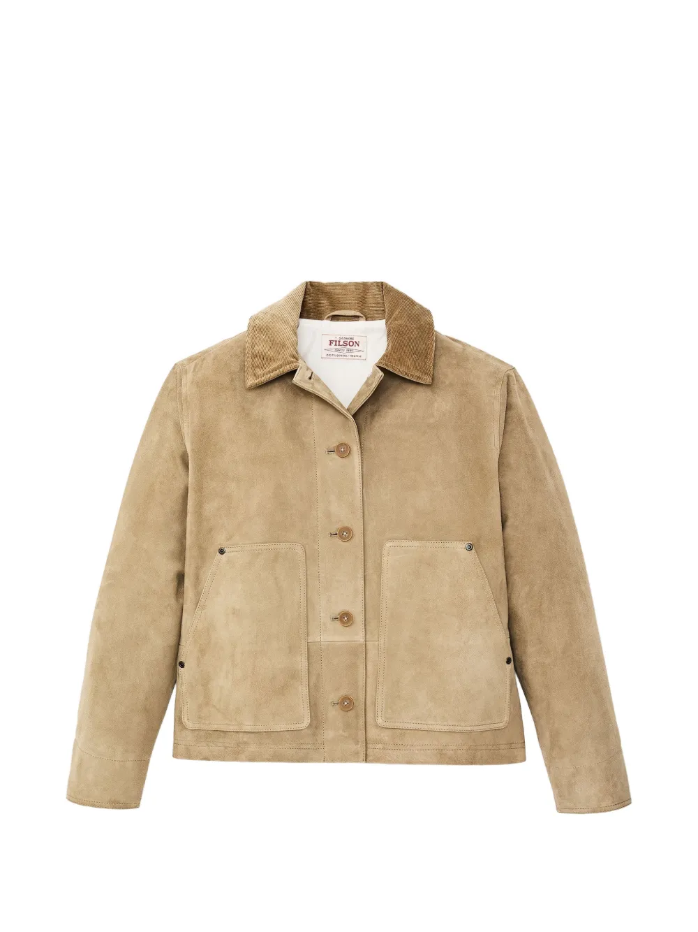 Filson short suede barn jacket - Toni neutri