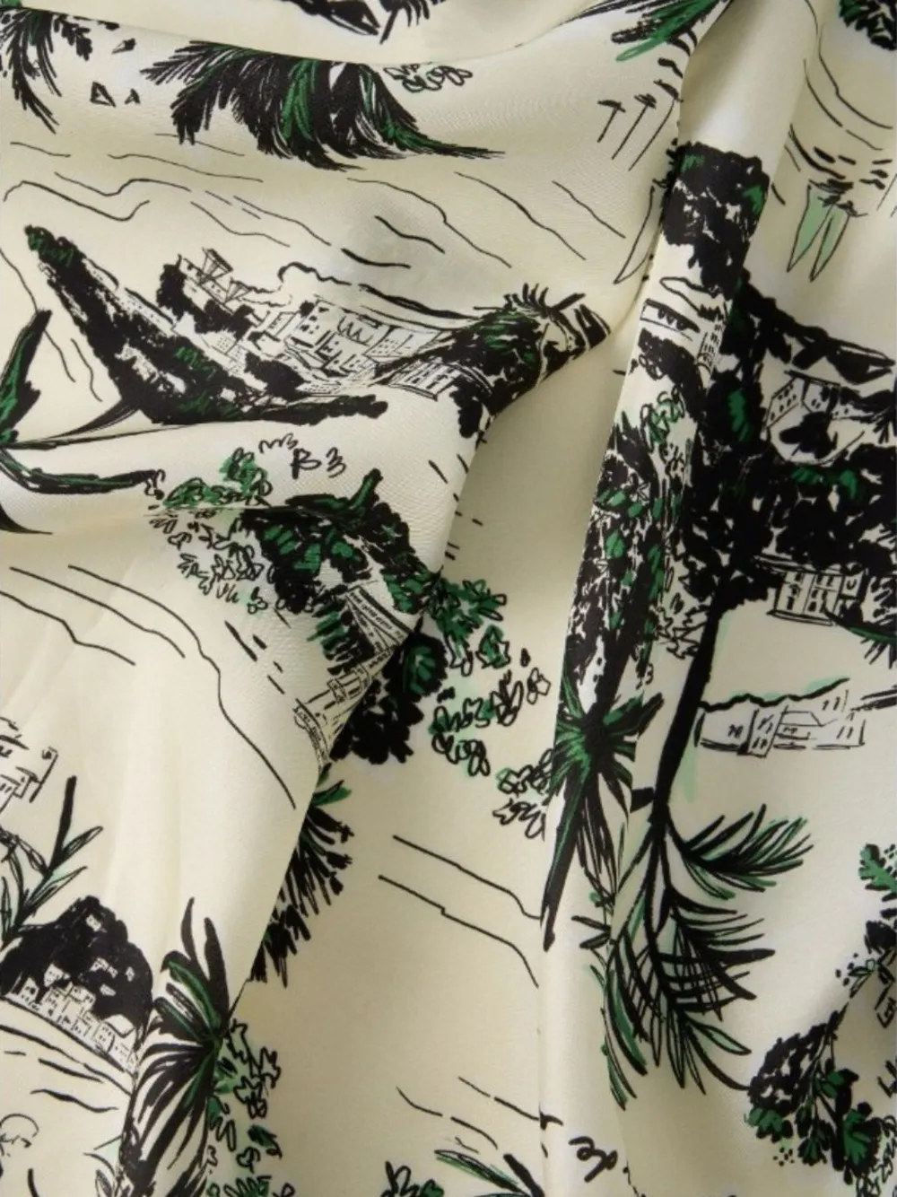 Karl Lagerfeld K Signature Vacance zijden sjaal Beige
