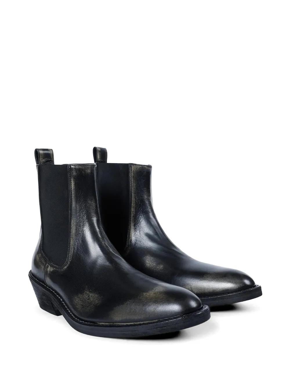 Ann Demeulemeester Caru leather chelsea boots Zwart