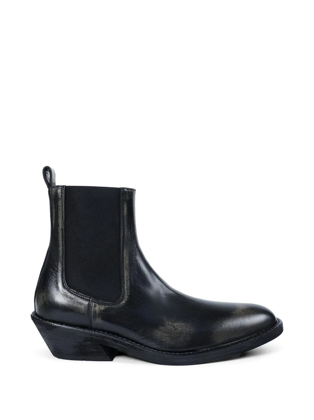 Ann Demeulemeester Caru leather chelsea boots Zwart