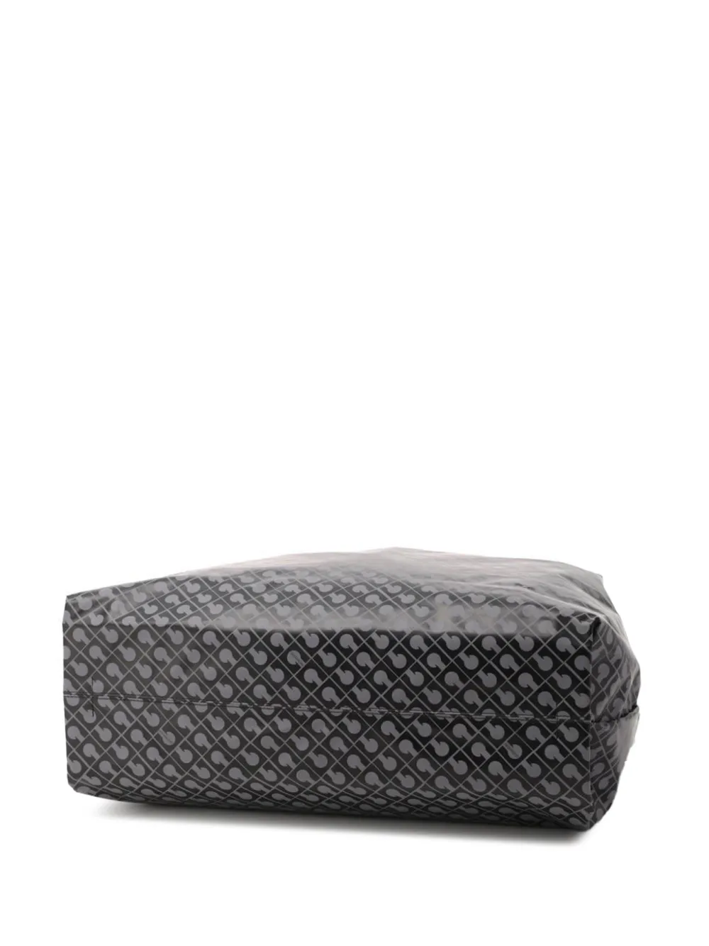  Gherardini Printed Leather Shoulder Bag - Black 