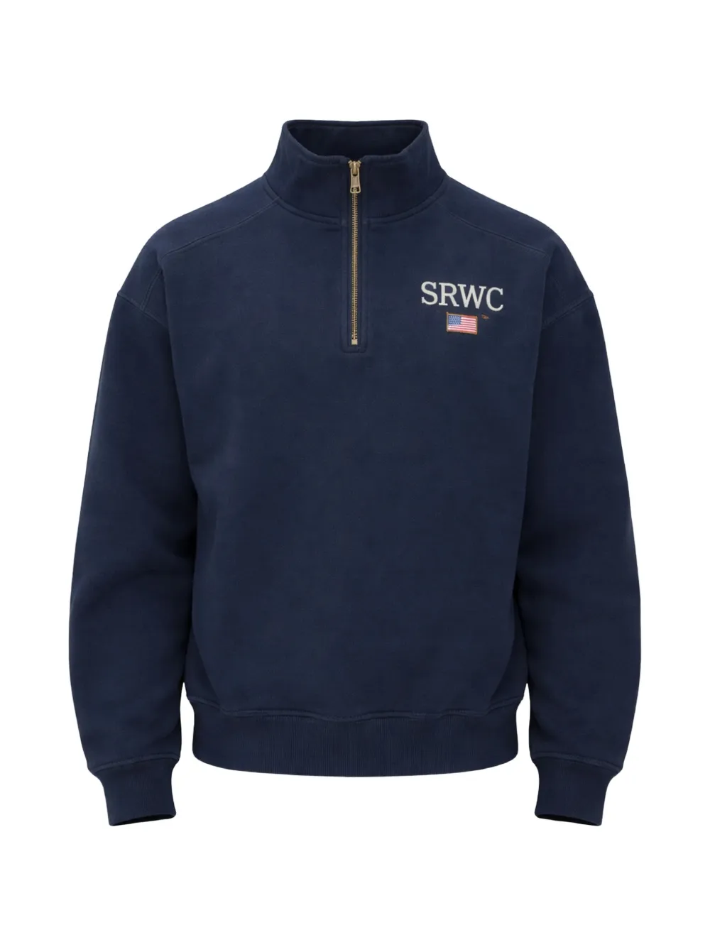 Sporty & Rich half-zip sweatshirt - Blu