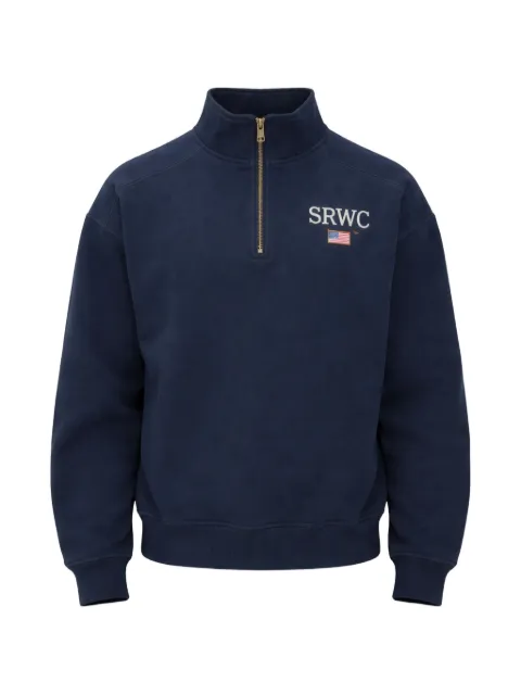 Sporty & Rich Felpa con mezza zip