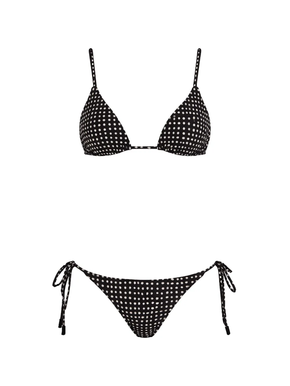 Lenny Niemeyer polka-dot tie beachwear - Schwarz