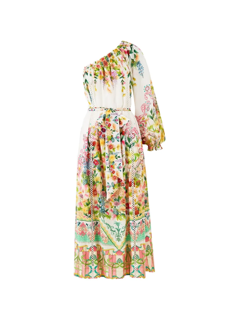 Camilla The Call Of Catalonia midi dress - Bianco