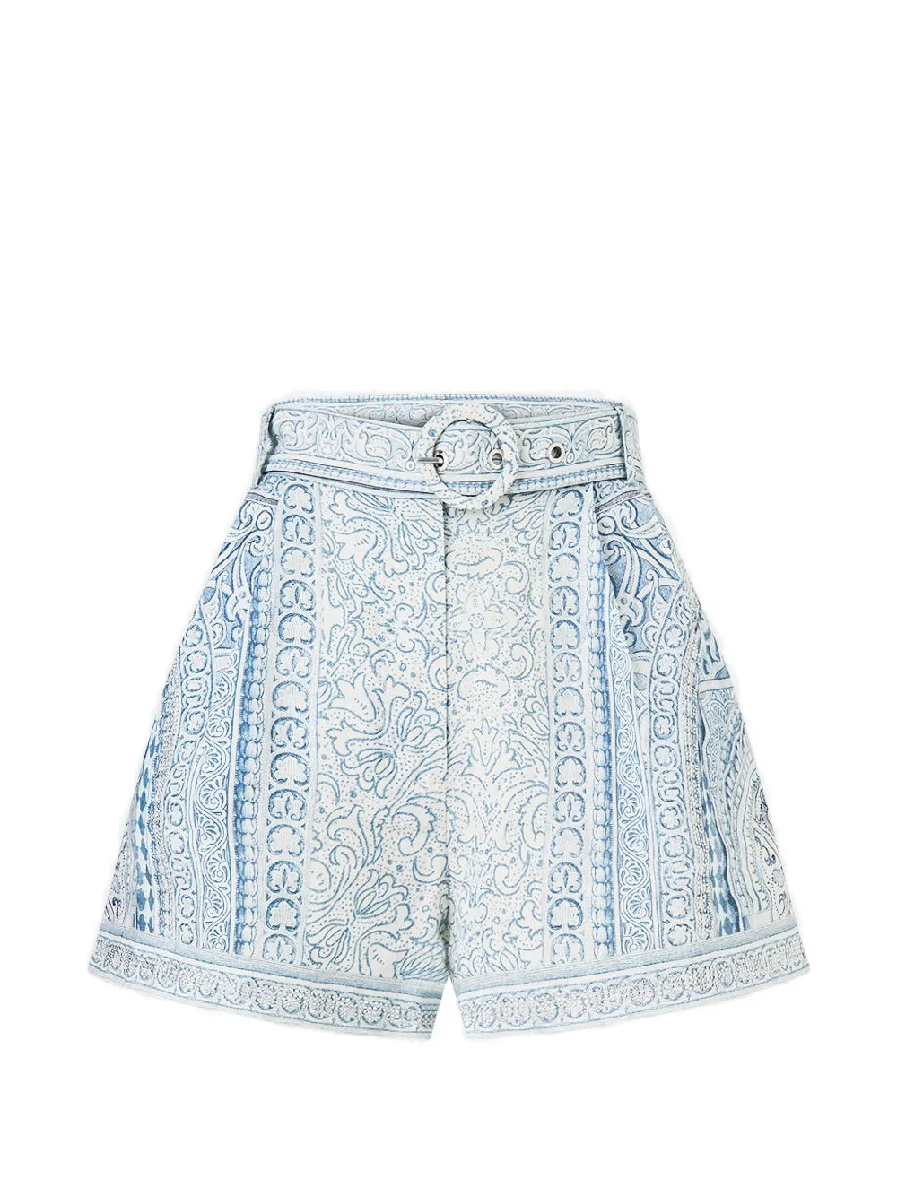 Camilla The hum of the alhambra shorts - Bianco