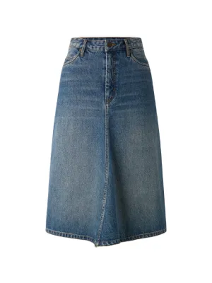 A.P.C. スリット デニムスカート | ブルー | FARFETCH JP