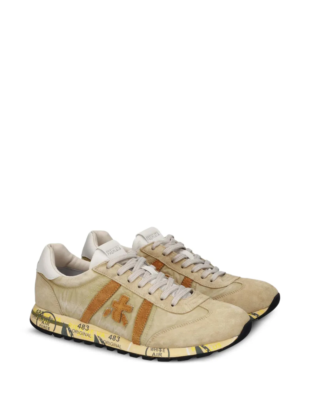 Premiata Lucy 8190 lace-up sneakers Beige