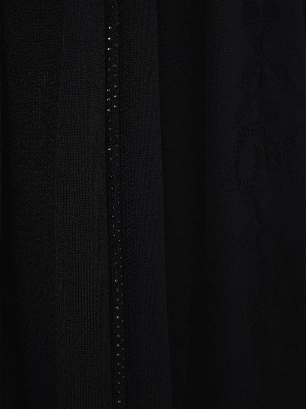  Camilla Pleated Knit Midi Skirt - Black 