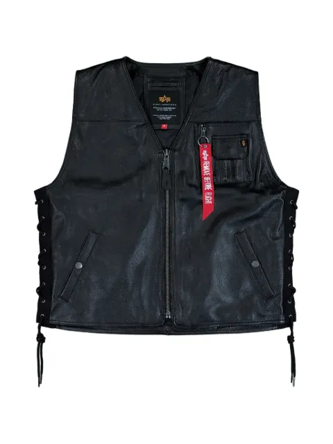 Alpha Industries X-Force leather vest