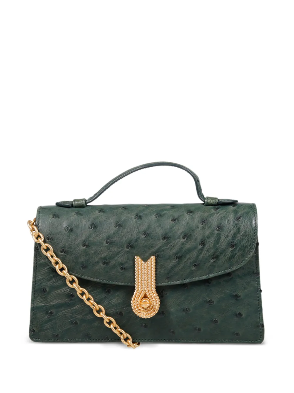amato daniele chain top-handle shoulder bag - Verde