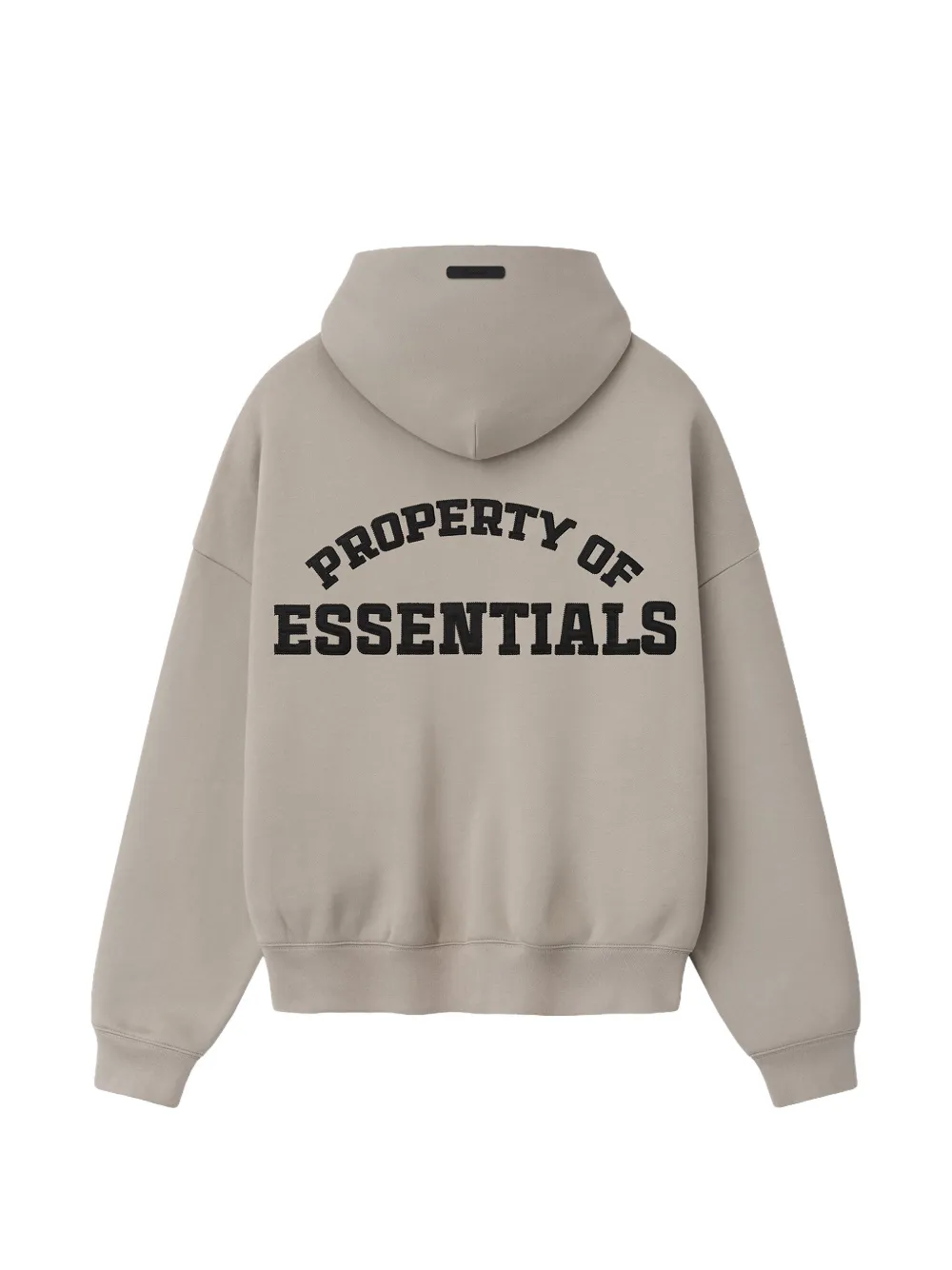 FEAR OF GOD ESSENTIALS Lounge hoodie met halve rits Beige