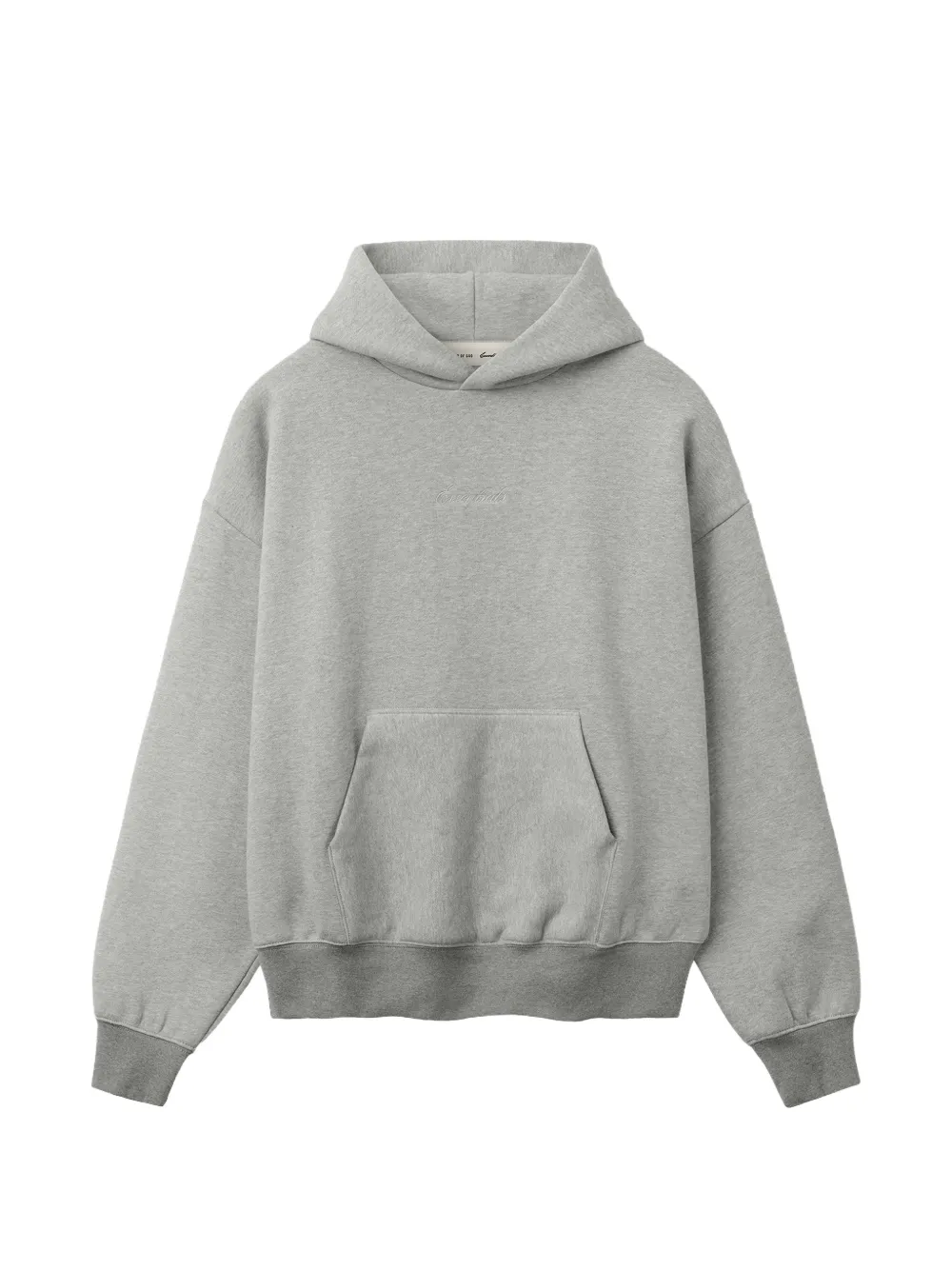 FEAR OF GOD ESSENTIALS signature classic hoodie - Grigio