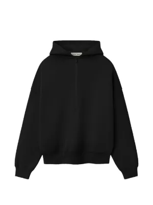 ESSENTIALS ハーフジップ パーカー | ブラック | FARFETCH JP