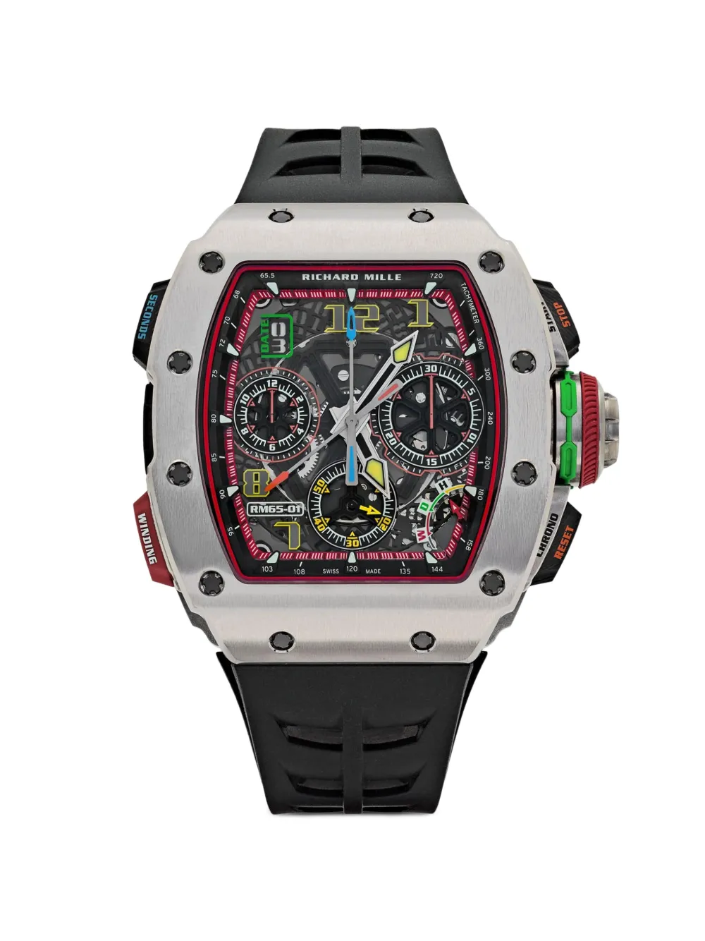Richard Mille RM 65-01 Automatic Split 45mm watch - Blu