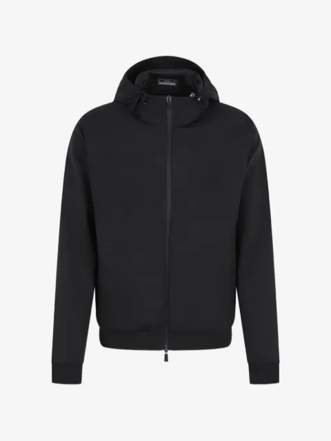 Herno hooded zip jacket