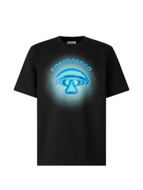 Casablanca Airbrush Mushroom Logo T-shirt