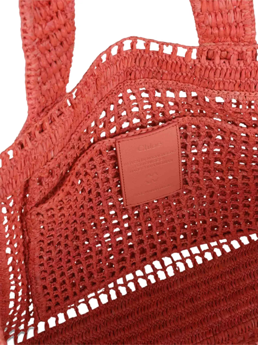 Chloé Raffia tas Roze