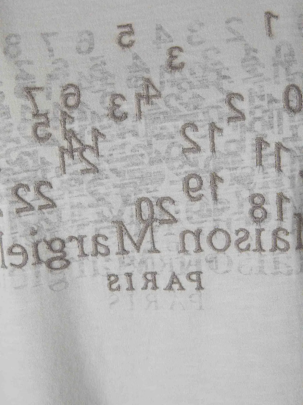 Maison Margiela T-shirt met lange mouwen Grijs
