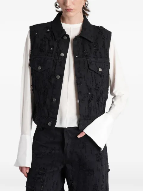 Haikure Ryder Bull Destroy denim gilet