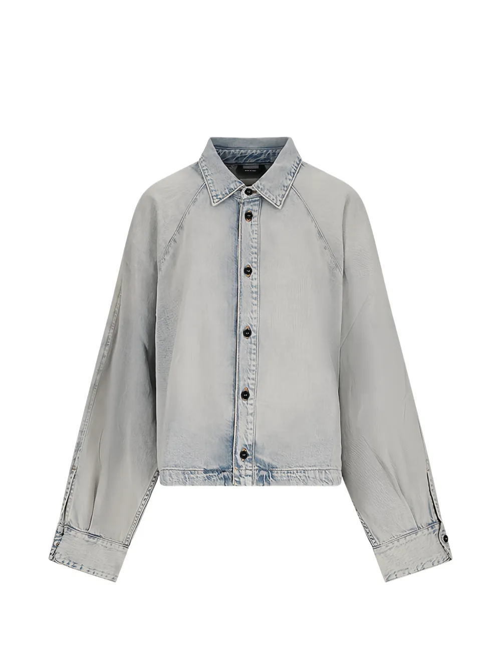 Haikure Keira buttoned denim shirt - Blu