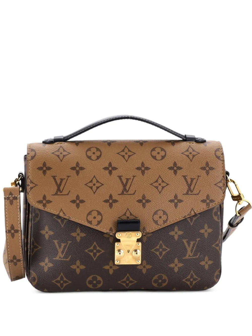 Louis Vuitton Pre-Owned Pochette Metis Reverse Monogram Canvas crossbody bag - Brown