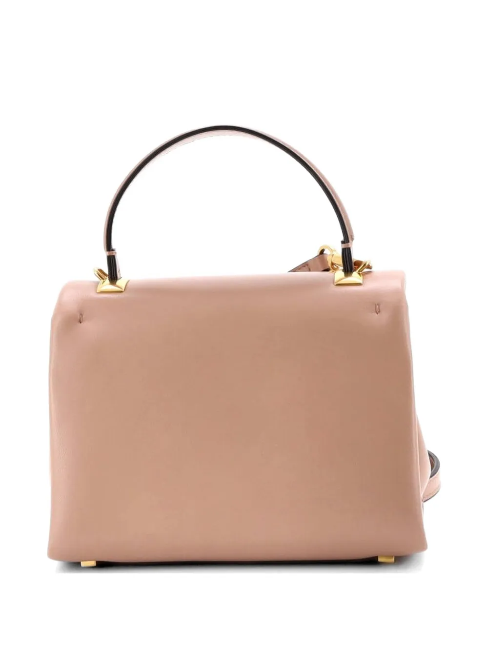  Valentino Garavani Pre-owned Petit Sac Porté épaule One Stud En Cuir à Anses Sur Le Dessus Et Rabat - Rose 