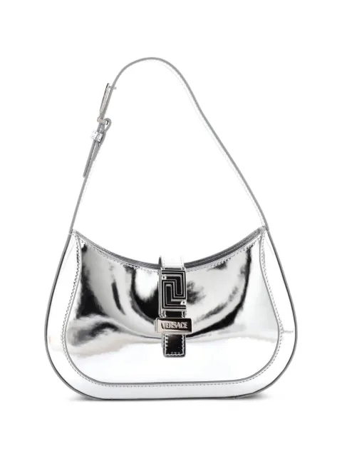 Versace Pre-Owned Greca Goddess Hobo Bag Leather Small shoulder bag