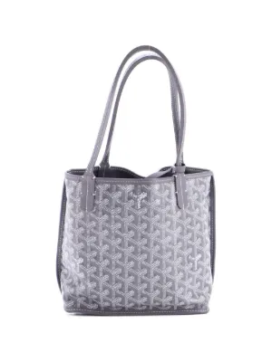 Goyard Pre-Owned Anjou Reversible Tote Coated Canvas Mini Satchel