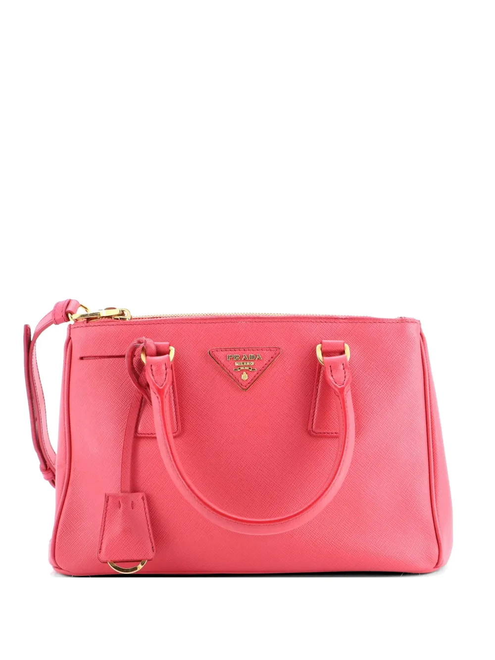 Prada Pre-Owned Galleria Double Zip Saffiano Leather Small tote bag - Rosso