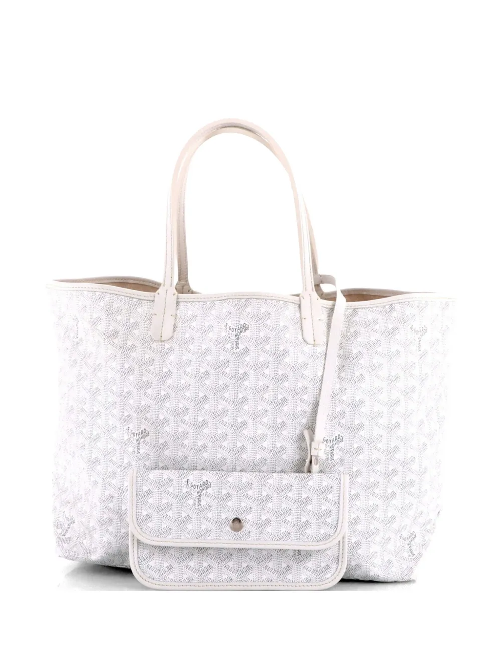 Goyard Pre-Owned Saint Louis Coated Canvas PM tote bag - Bianco