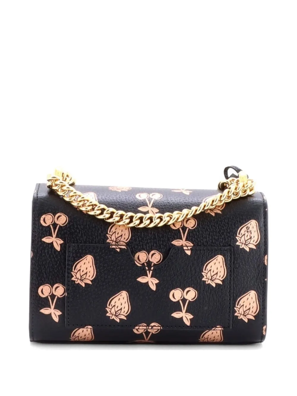 GUCCI ショルダーバッグ パドロックスモール Gucci Pre-Owned パドロック プリント レザー スモール ショルダー