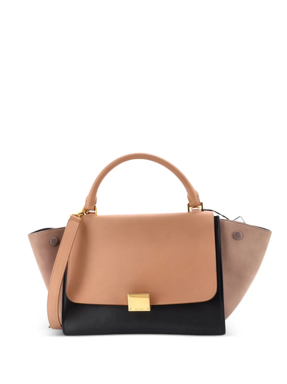Celine Pre-Owned Trapeze Bag Leather Small satchel - Nero