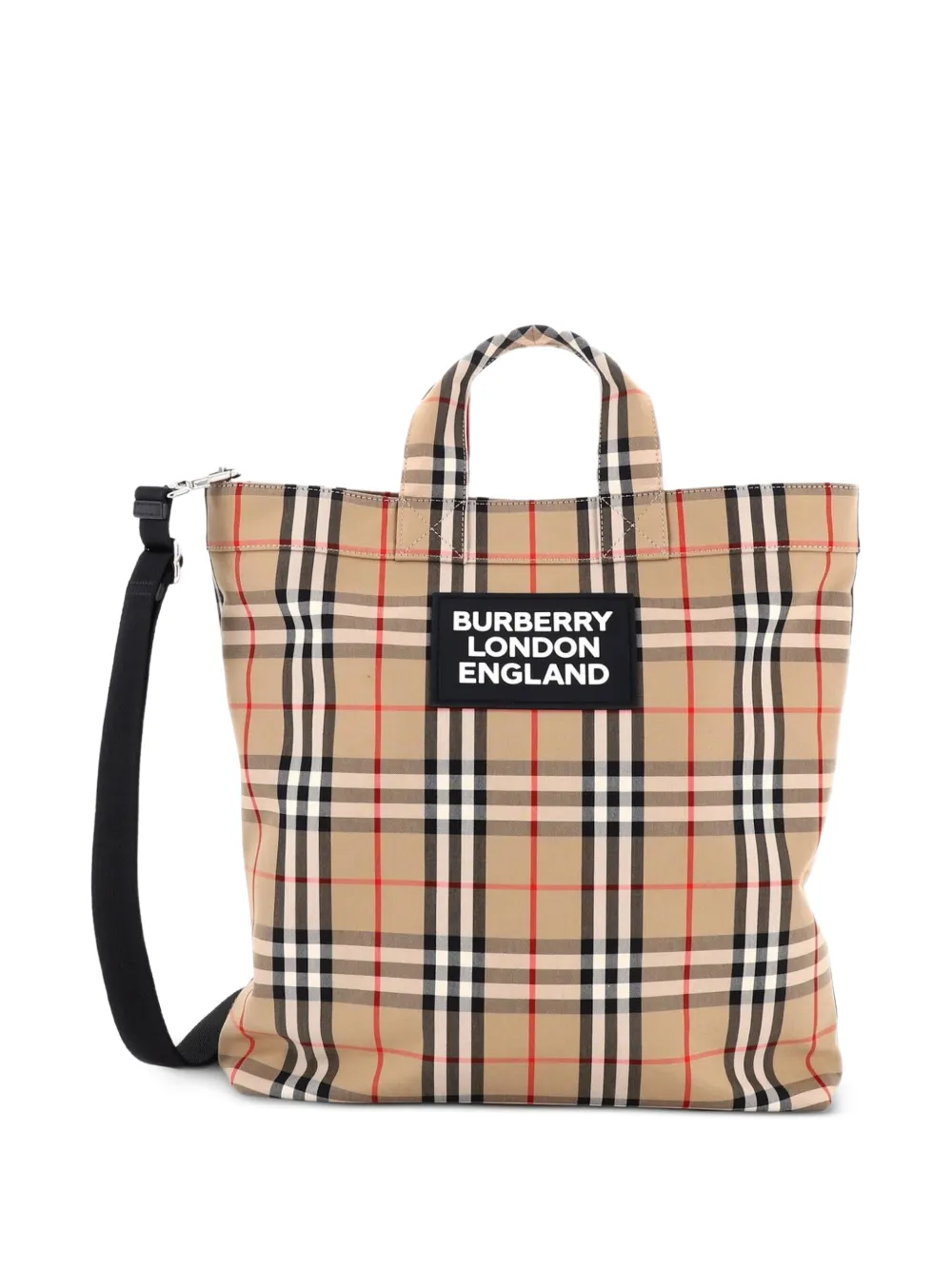 Burberry Pre-Owned Artie Convertible Vintage Check Canvas tote bag - Braun