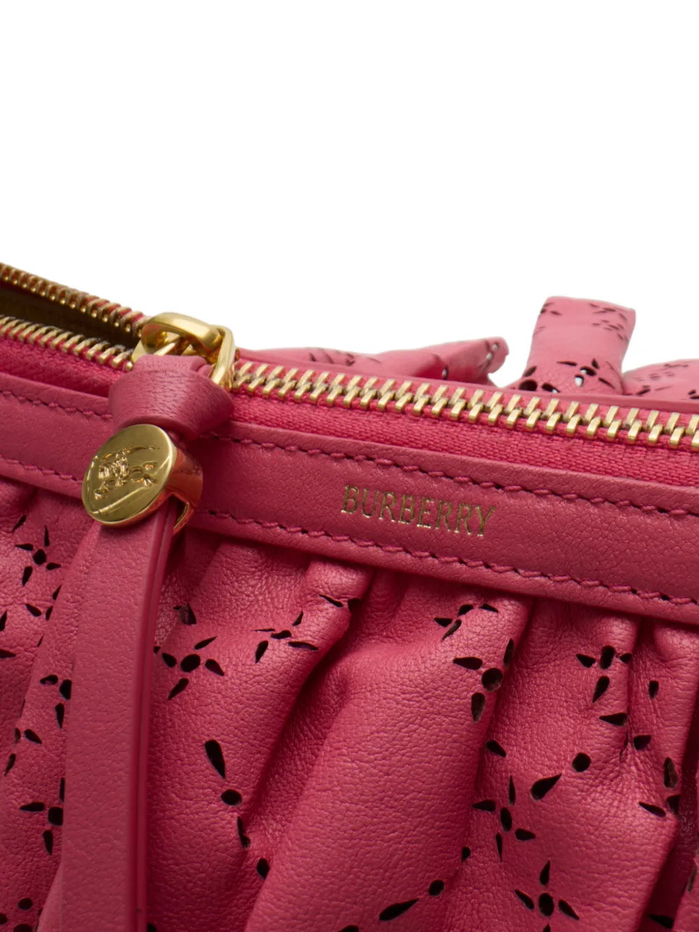Burberry Mini-tas met ruches Roze